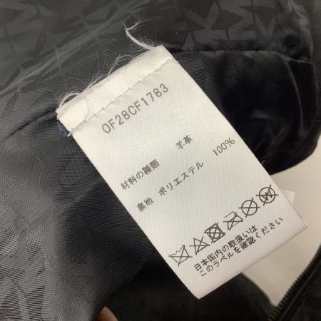 MICHAEL KORS マイケルコース メンズ レザージャケット　ラムレザー SIZE M ブラック