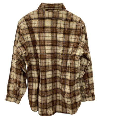 PENDLETON ペンドルトン メンズ シャツ チェック SIZE L 70s vintage ベージュ
