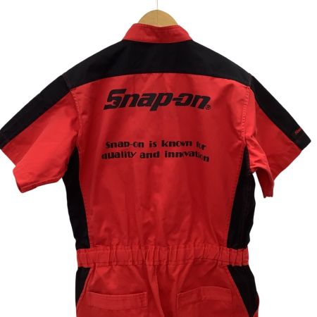 Snap-on スナップオン メンズ オーバーオール つなぎ SIZE L レッド