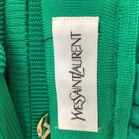 Yves Saint Laurent イブサンローラン レディース Vintage セットアップ(ジャケット スカート) SIZE L グリーン