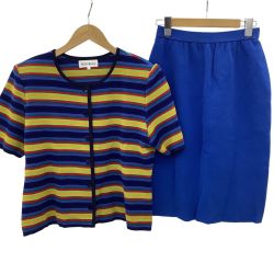 Yves Saint Laurent イブサンローラン レディース Vintage セットアップ(ジャケット スカート) SIZE L ブルー Bランク