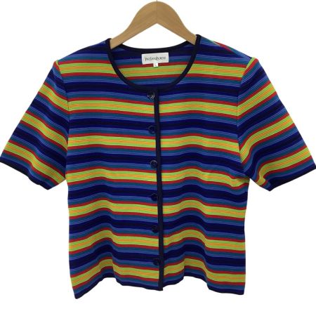 Yves Saint Laurent イブサンローラン レディース Vintage セットアップ(ジャケット スカート) SIZE L ブルー