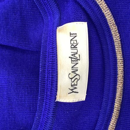 Yves Saint Laurent イブサンローラン レディース ニット SIZE M ブルー