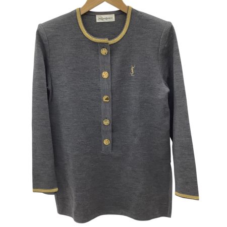 Yves Saint Laurent イブサンローラン レディース Vintage セットアップ(カットソー スカート) SIZE M グレー