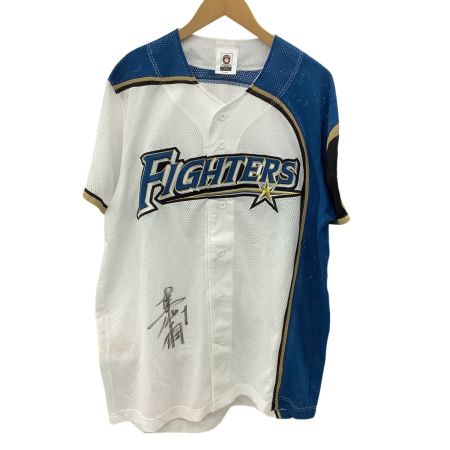 FIGHTERS 日本ハムファイターズ 公式ユニフォーム   陽岱鋼サイン入り SIZE L ホワイト