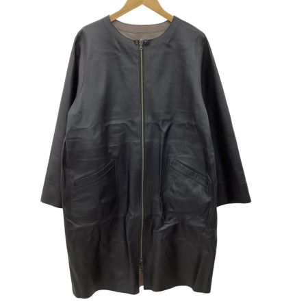 MOTOMACHI Zelal 元町ゼラール レディース レザージャケット リバーシブル SIZE 15号 グレージュ