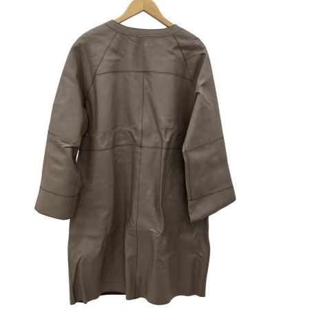 MOTOMACHI Zelal 元町ゼラール レディース レザージャケット リバーシブル SIZE 15号 グレージュ