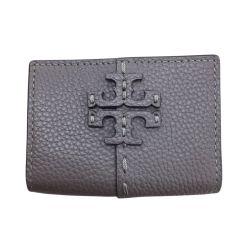 TORY BURCH トリーバーチ レディース　３つ折り財布 グレー Bランク