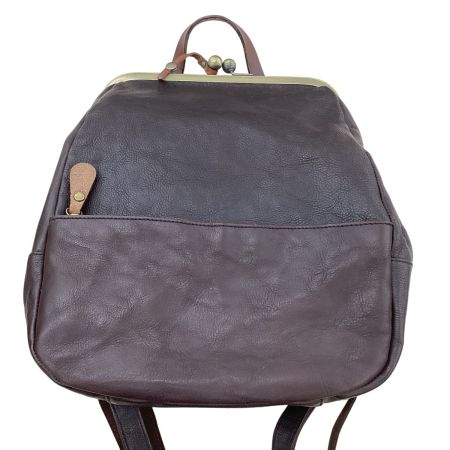 白帆鎌倉 レザー リュック ブラウン