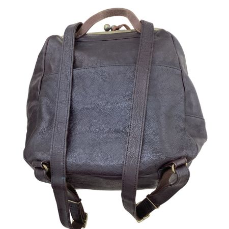 白帆鎌倉 レザー リュック ブラウン