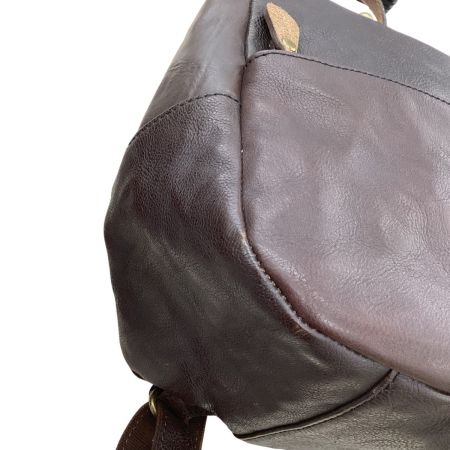 白帆鎌倉 レザー リュック ブラウン