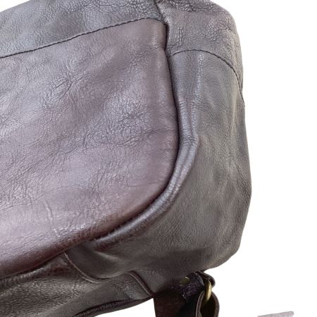 白帆鎌倉 レザー リュック ブラウン