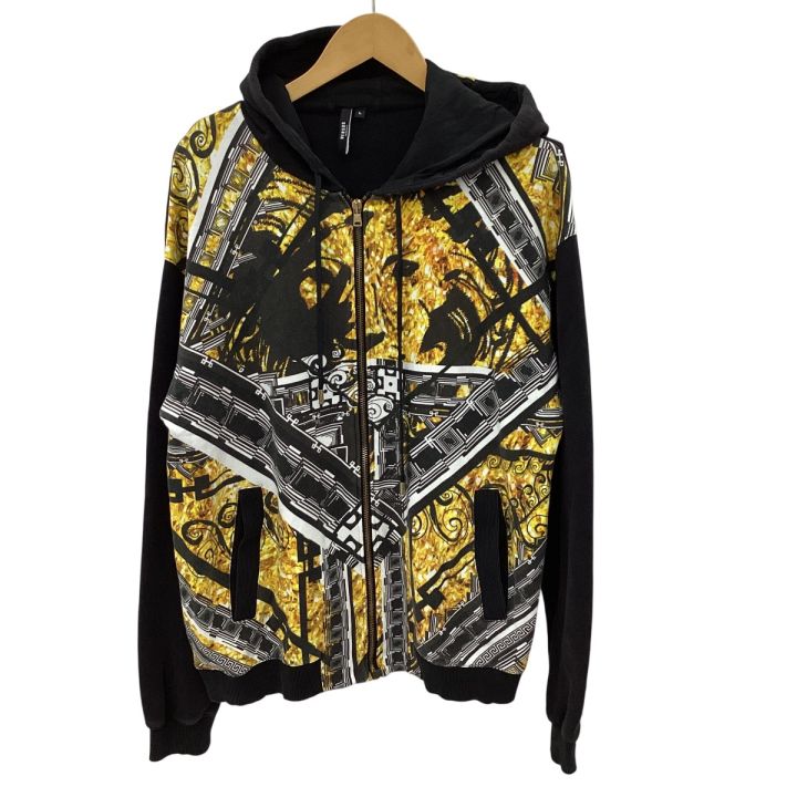 VERSACE ベルサーチ メンズ パーカー SIZE L ブラック - 中古