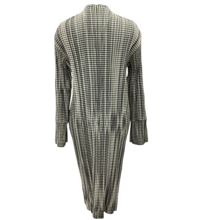 ISSEY MIYAKE イッセイミヤケ プリーツ ジップアップ ロングカーディガン SIZE L IM71-FA902 ベージュ