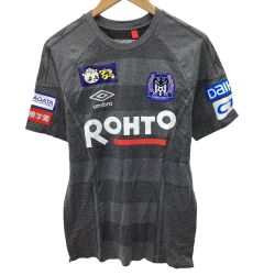 umbro アンブロ メンズ ガンバ大阪 支給品 Tシャツ SIZE O-XO グレー Bランク