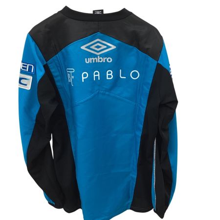 umbro アンブロ サッカー ガンバ大阪支給品 練習着 SIZE O-XO スカイブルー×ブラック