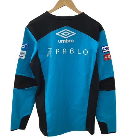 umbro アンブロ サッカー ガンバ大阪支給品 練習着 上下セット SIZE O-XO スカイブルー×ブラック