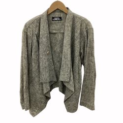 ISSEY MIYAKE イッセイミヤケ レディース ジャケット SIZE M  グレー Bランク