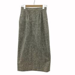 ISSEY MIYAKE イッセイミヤケ レディース スカート SIZE M グレー Bランク