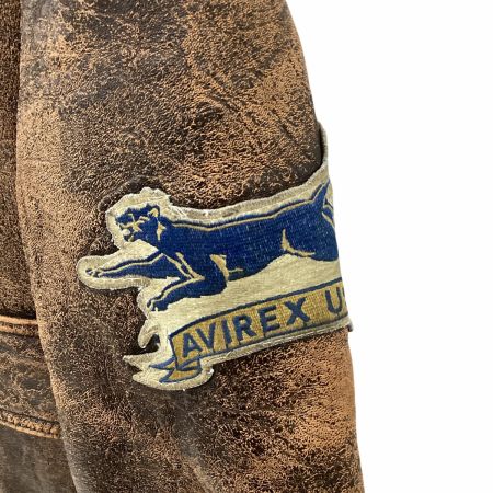AVIREX アビレックス メンズ G-1ジャケット レザージャケット SIZE S ブラウン