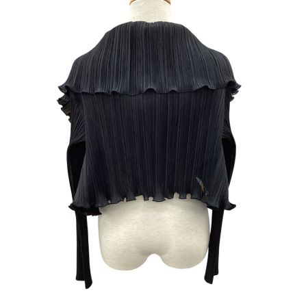 ISSEY MIYAKE イッセイミヤケ PLEATS PLEASE  カーディガン SIZE 5 PP33-JO784 ブラック