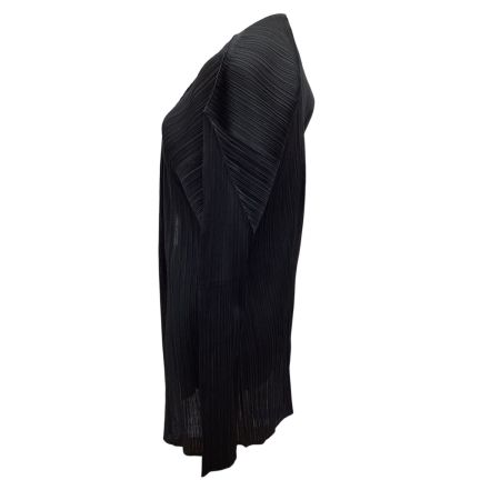 ISSEY MIYAKE イッセイミヤケ PLEATS PLEASE カーディガン SIZE 4 PP64-JO607 ブラック
