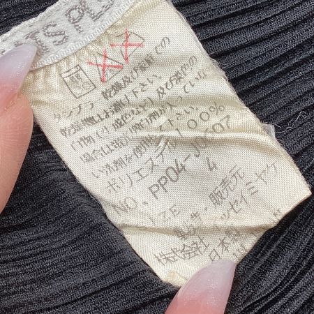 ISSEY MIYAKE イッセイミヤケ PLEATS PLEASE カーディガン SIZE 4 PP64-JO607 ブラック