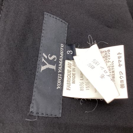 Y's ワイズ レディース 巻きスカート SIZE 3 ブラック
