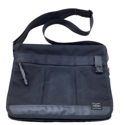 PORTER ポーター メンズ ショルダーバッグ マグライト付き ブラック Bランク