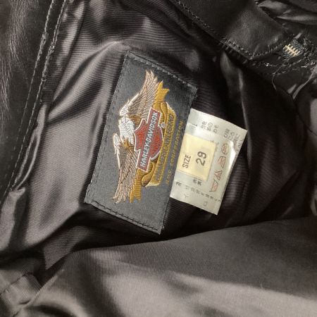 HARLEY-DAVIDSON ハーレーダビッドソン ライダース レザー パンツ SIZE 73.5cm (W29) ブラック