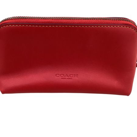 COACH コーチ ×Disney  ディズニー コラボ ポーチ レッド