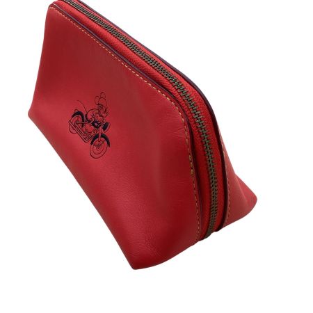 COACH コーチ ×Disney  ディズニー コラボ ポーチ レッド