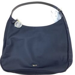 agnes b アニエスベー 未使用 タグ付き ハンドバッグ P760-VNU7 ブラック Aランク