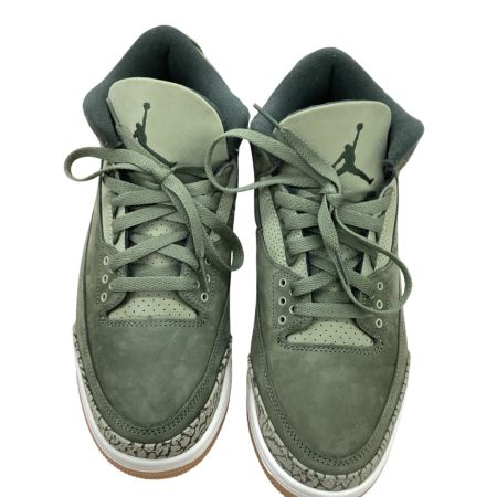NIKE ナイキ メンズ スニーカー AIR JORDAN 3 RETRO SIZE27cm オリーブ