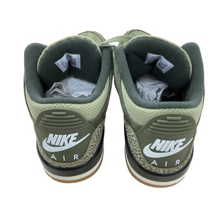 NIKE ナイキ メンズ スニーカー AIR JORDAN 3 RETRO SIZE27cm オリーブ