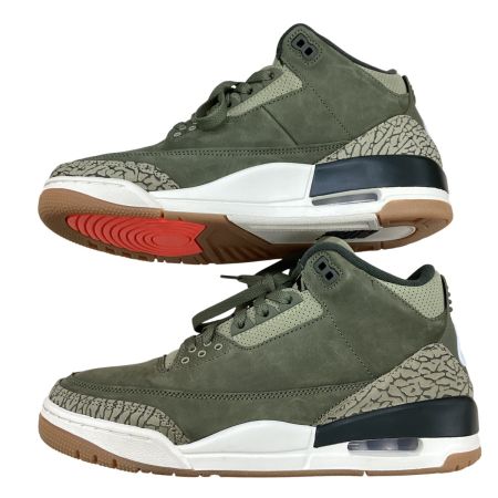NIKE ナイキ メンズ スニーカー AIR JORDAN 3 RETRO SIZE27cm オリーブ