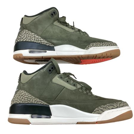 NIKE ナイキ メンズ スニーカー AIR JORDAN 3 RETRO SIZE27cm オリーブ