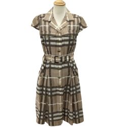 BURBERRY LONDON バーバリーロンドン レディース ワンピース SIZE 36 ブラウン Bランク