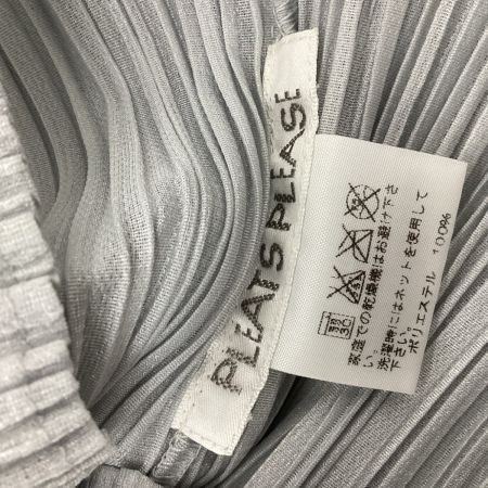 ISSEY MIYAKE イッセイミヤケ PLEATS PLEASE カットソー SIZE 3 PP55-JK105 グレー