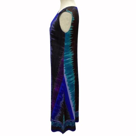 ISSEY MIYAKE イッセイミヤケ PLEATS PLEASE カットソー SIZE 3 PP03-JH513 ブルー