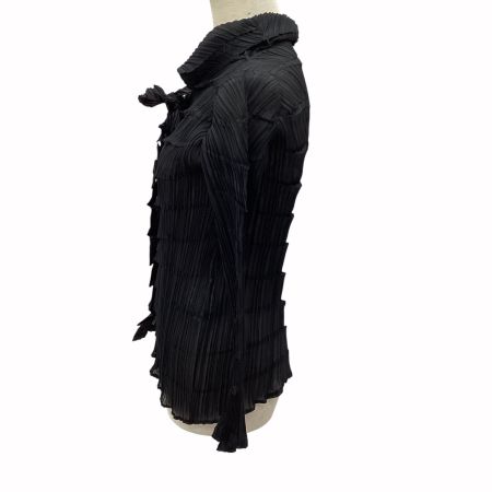ISSEY MIYAKE イッセイミヤケ プリーツ 変形 ジャケット SIZE L IM82-FJ913 ブラック