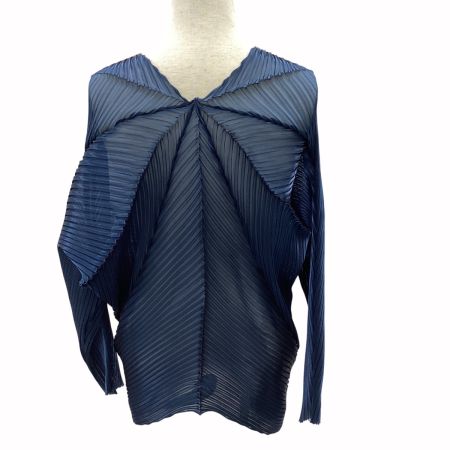 ISSEY MIYAKE イッセイミヤケ プリーツ 変形 ジャケット SIZE　2 IF74FJ794 ブルー