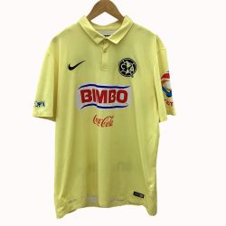 NIKE ナイキ サッカー Club America 2014-15シーズンユニフォーム SIZE XL イエロー Bランク