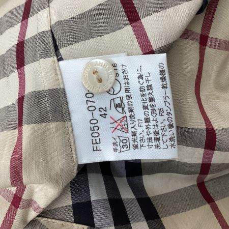 BURBERRY LONDON バーバリーロンドン レディース シャツ　チェック SIZE 42 ベージュ