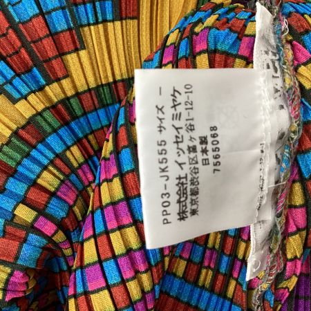 ISSEY MIYAKE イッセイミヤケ PLEATS PLEASE 変形 カットソー SIZE 4 PP03-JE555 マルチカラー
