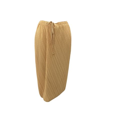 ISSEY MIYAKE イッセイミヤケ PLEATS PLEASE 変形 ２WAY ワンピース スカート SIZE 2 PP51-JG525 オレンジ×イエロー