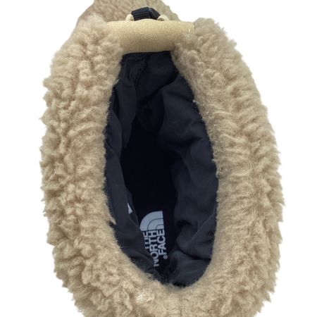 THE NORTH FACE ザノースフェイス  防滑 Nuptse Bootie Short Fleece NF52578 スノーブーツ SIZE 24cm ベージュ×イエロー
