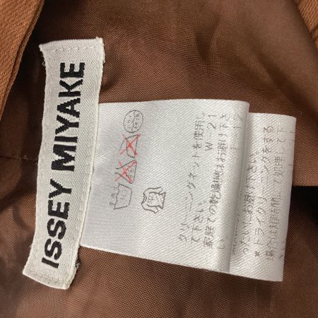 ISSEY MIYAKE イッセイミヤケ プリーツ 変形 燕尾ジャケット SIZE M IM84-FD945 ブラウン