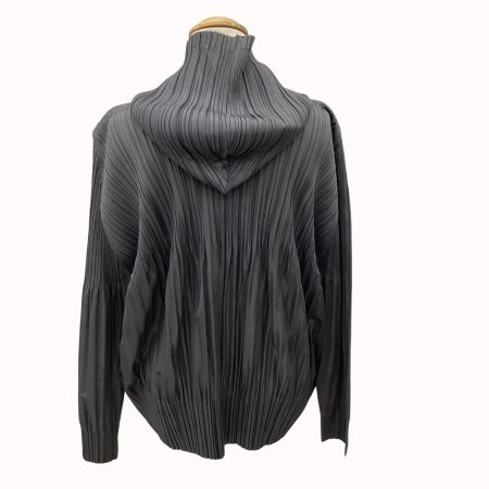 ISSEY MIYAKE イッセイミヤケ PLEATS PLEASE ジップアップ ジャンパー SIZE 4 PP55-JC401 グレー