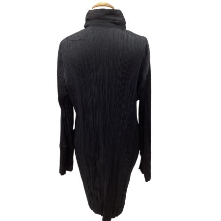 ISSEY MIYAKE イッセイミヤケ プリーツ ジャケット SIZE L IM53-FD801 ブラック